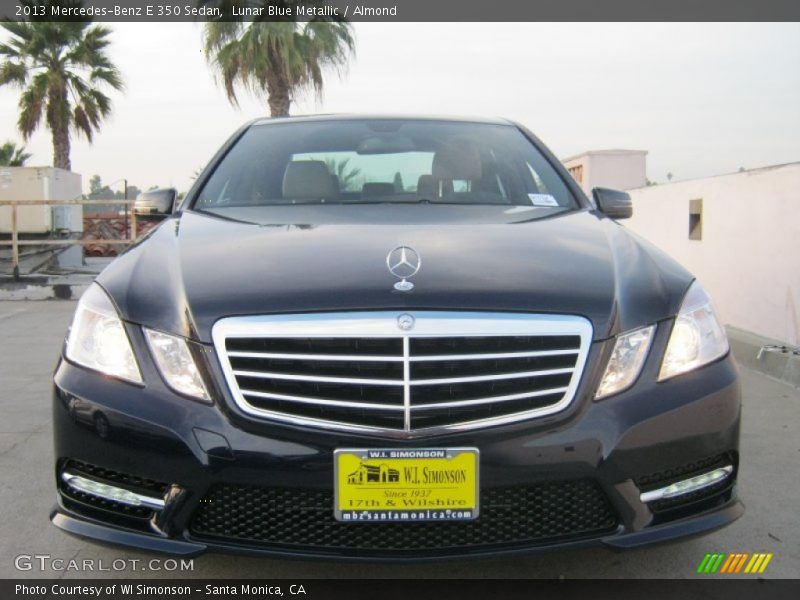 Lunar Blue Metallic / Almond 2013 Mercedes-Benz E 350 Sedan