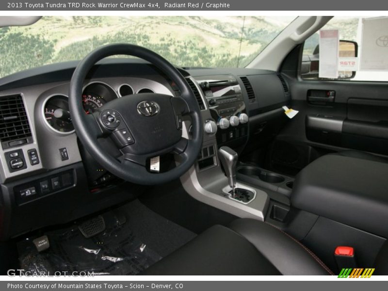  2013 Tundra TRD Rock Warrior CrewMax 4x4 Graphite Interior