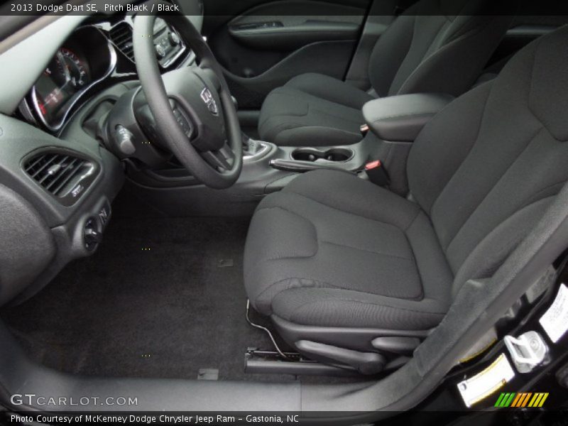 Pitch Black / Black 2013 Dodge Dart SE