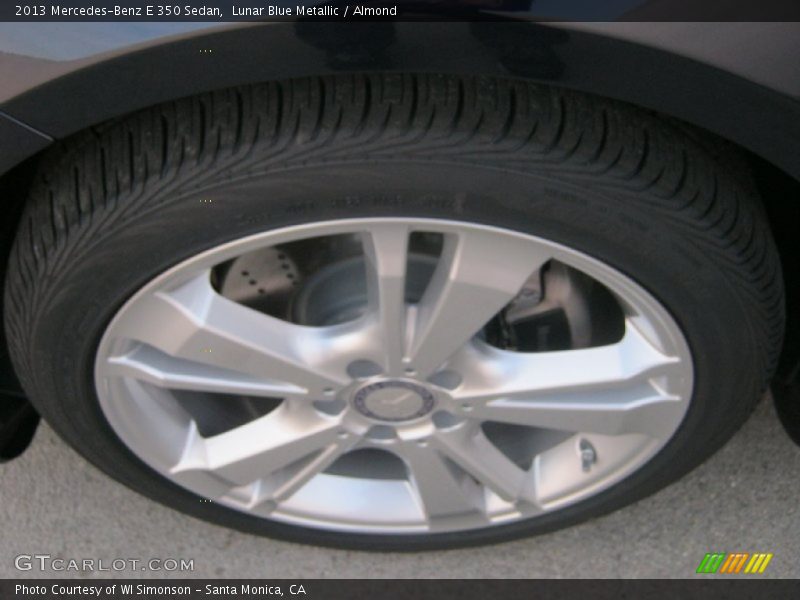 Lunar Blue Metallic / Almond 2013 Mercedes-Benz E 350 Sedan