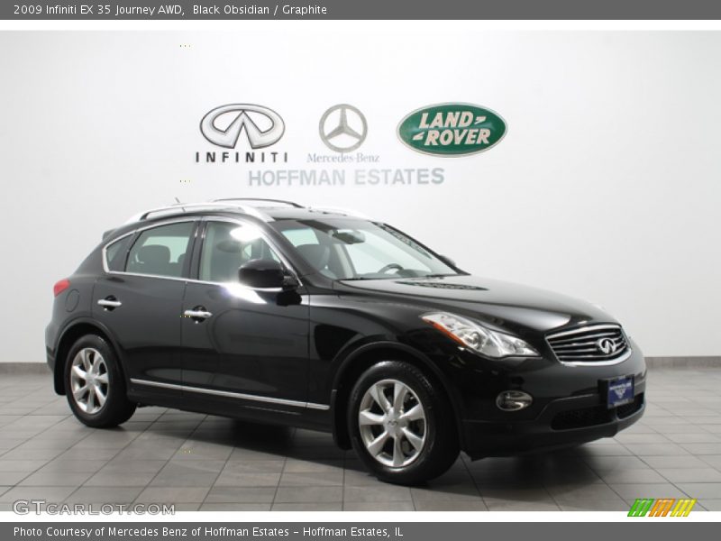 Black Obsidian / Graphite 2009 Infiniti EX 35 Journey AWD