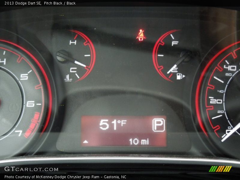 Pitch Black / Black 2013 Dodge Dart SE