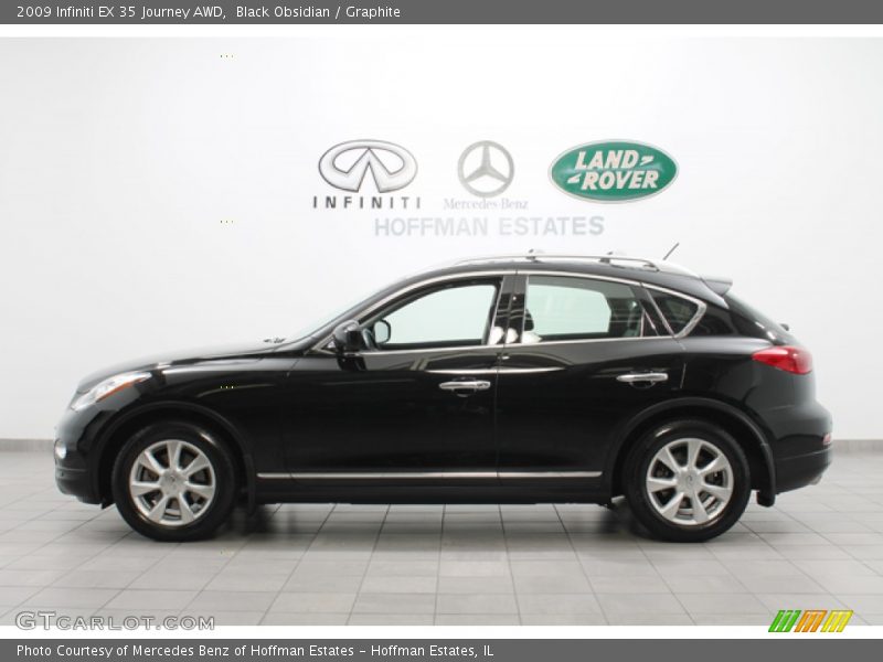 Black Obsidian / Graphite 2009 Infiniti EX 35 Journey AWD