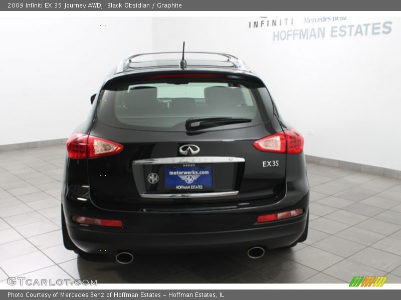 Black Obsidian / Graphite 2009 Infiniti EX 35 Journey AWD
