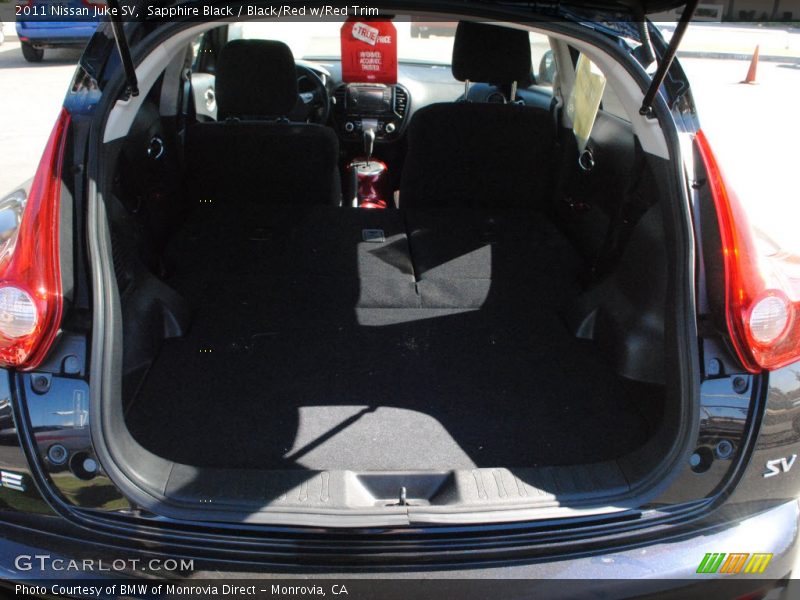 Sapphire Black / Black/Red w/Red Trim 2011 Nissan Juke SV
