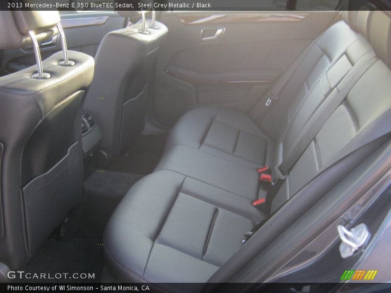 Rear Seat of 2013 E 350 BlueTEC Sedan