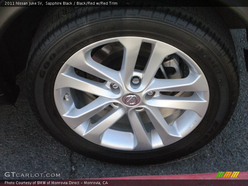 Sapphire Black / Black/Red w/Red Trim 2011 Nissan Juke SV