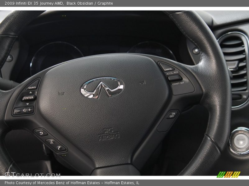 Black Obsidian / Graphite 2009 Infiniti EX 35 Journey AWD