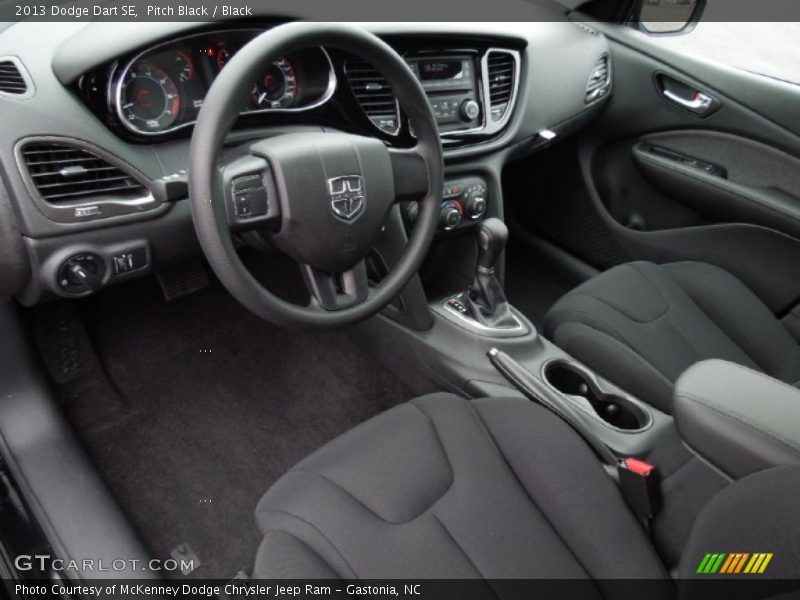 Pitch Black / Black 2013 Dodge Dart SE