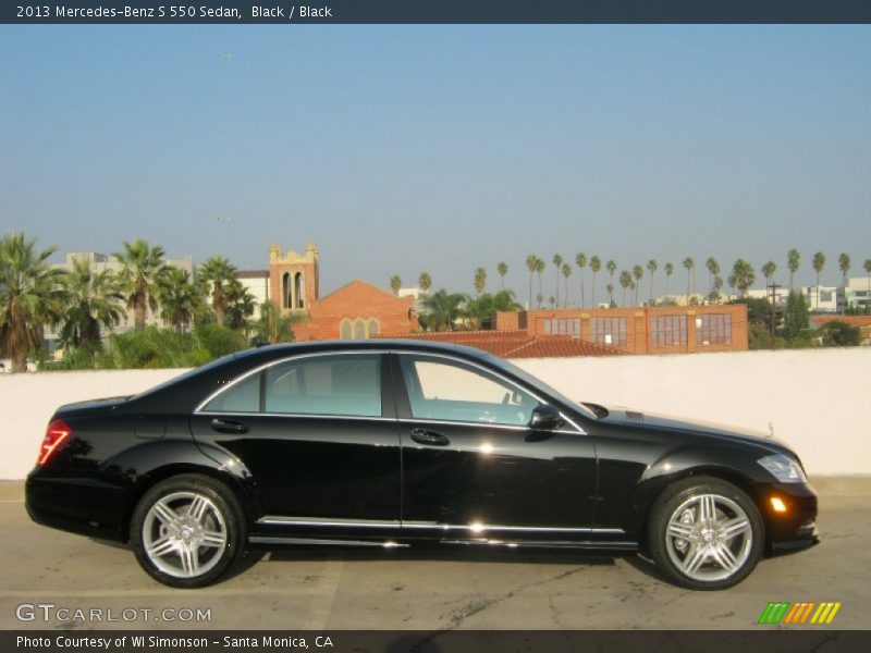 Black / Black 2013 Mercedes-Benz S 550 Sedan