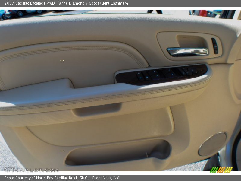 White Diamond / Cocoa/Light Cashmere 2007 Cadillac Escalade AWD