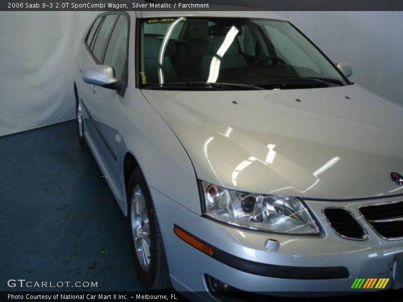 Silver Metallic / Parchment 2006 Saab 9-3 2.0T SportCombi Wagon