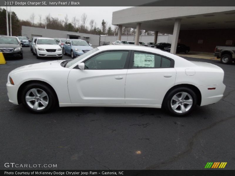 Ivory Pearl / Black 2013 Dodge Charger SE