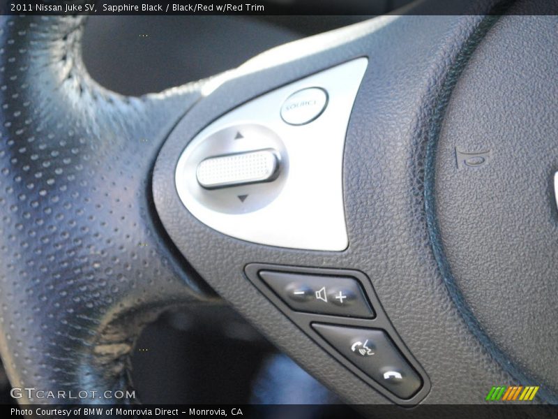 Sapphire Black / Black/Red w/Red Trim 2011 Nissan Juke SV