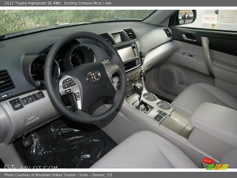 Sizzling Crimson Mica / Ash 2013 Toyota Highlander SE 4WD