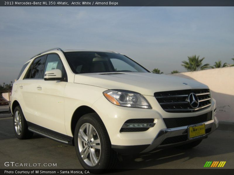Arctic White / Almond Beige 2013 Mercedes-Benz ML 350 4Matic