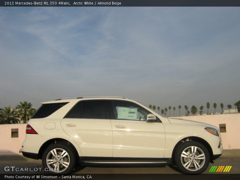 Arctic White / Almond Beige 2013 Mercedes-Benz ML 350 4Matic