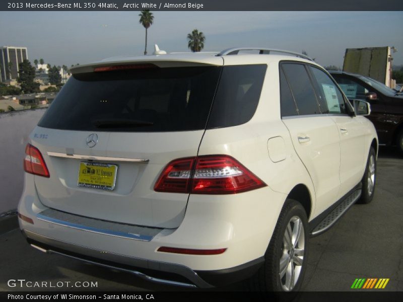 Arctic White / Almond Beige 2013 Mercedes-Benz ML 350 4Matic