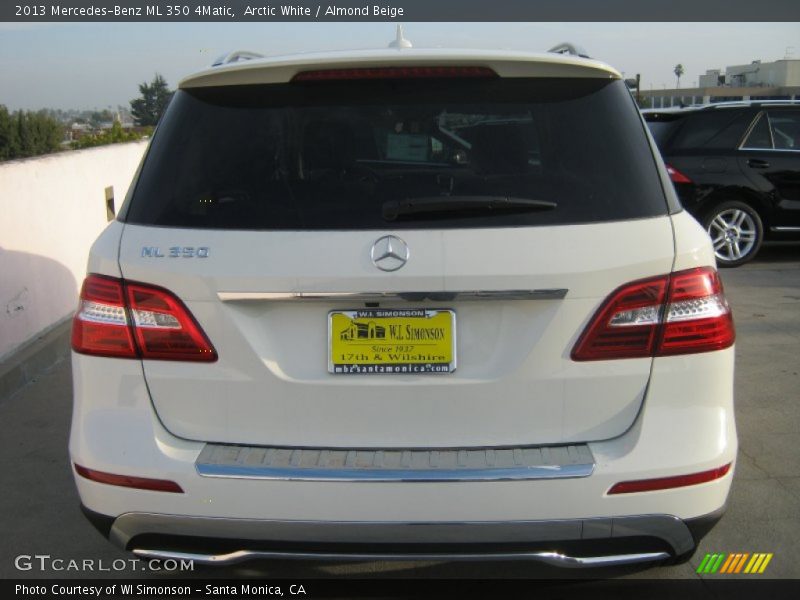 Arctic White / Almond Beige 2013 Mercedes-Benz ML 350 4Matic