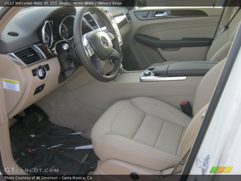 Arctic White / Almond Beige 2013 Mercedes-Benz ML 350 4Matic