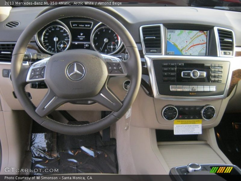 Arctic White / Almond Beige 2013 Mercedes-Benz ML 350 4Matic