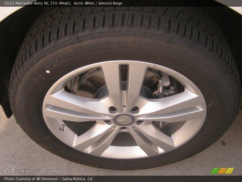 Arctic White / Almond Beige 2013 Mercedes-Benz ML 350 4Matic