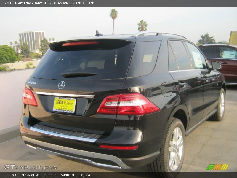 Black / Black 2013 Mercedes-Benz ML 350 4Matic