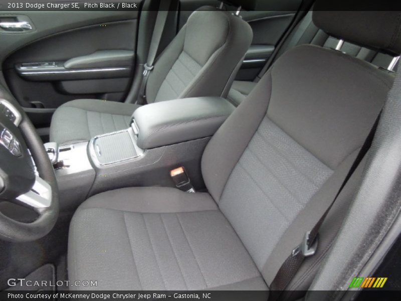 Pitch Black / Black 2013 Dodge Charger SE