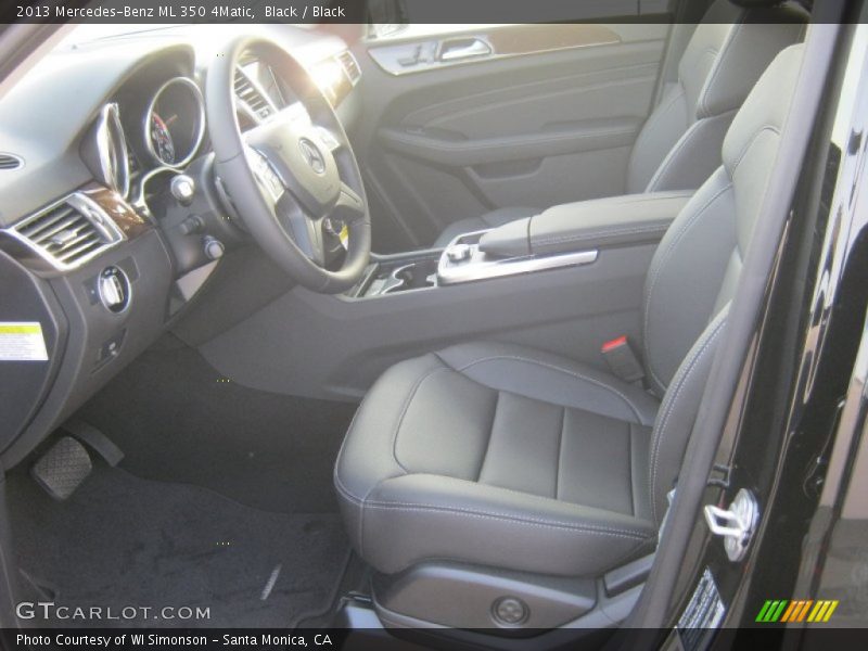 Black / Black 2013 Mercedes-Benz ML 350 4Matic
