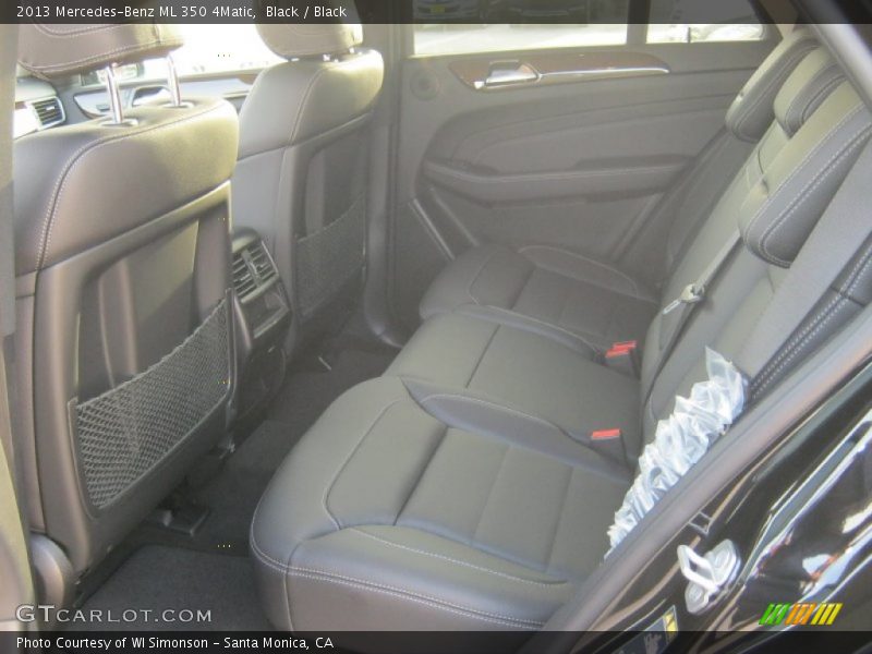 Black / Black 2013 Mercedes-Benz ML 350 4Matic