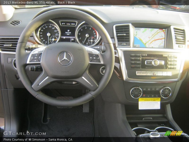 Black / Black 2013 Mercedes-Benz ML 350 4Matic