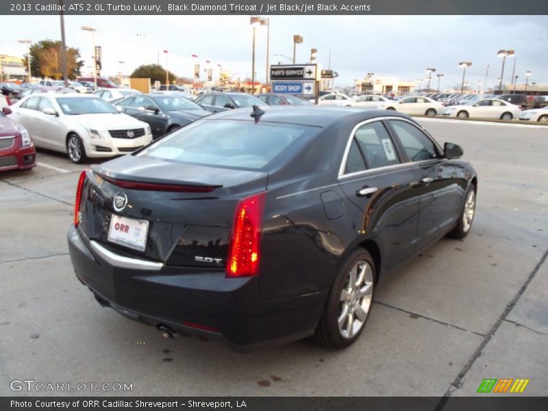 Black Diamond Tricoat / Jet Black/Jet Black Accents 2013 Cadillac ATS 2.0L Turbo Luxury