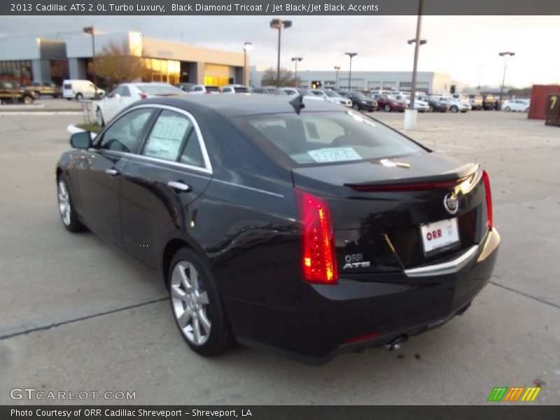 Black Diamond Tricoat / Jet Black/Jet Black Accents 2013 Cadillac ATS 2.0L Turbo Luxury