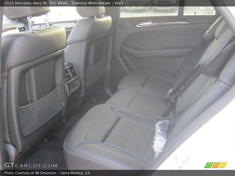Diamond White Metallic / Black 2013 Mercedes-Benz ML 350 4Matic
