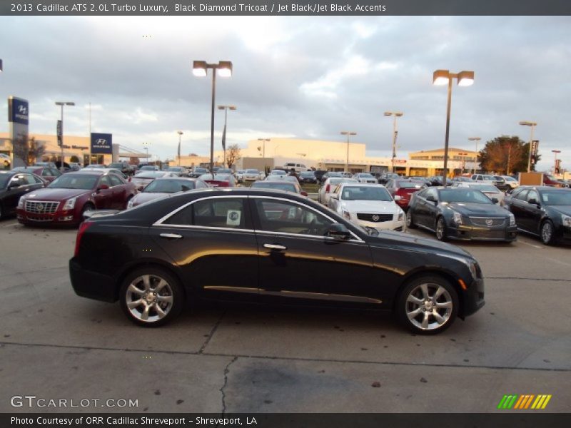 Black Diamond Tricoat / Jet Black/Jet Black Accents 2013 Cadillac ATS 2.0L Turbo Luxury