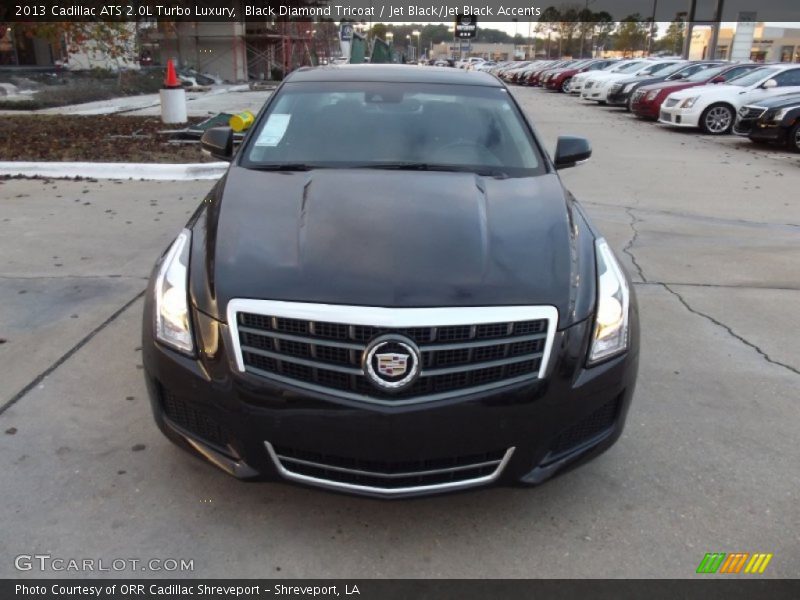 Black Diamond Tricoat / Jet Black/Jet Black Accents 2013 Cadillac ATS 2.0L Turbo Luxury
