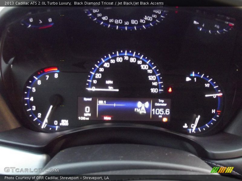 Black Diamond Tricoat / Jet Black/Jet Black Accents 2013 Cadillac ATS 2.0L Turbo Luxury