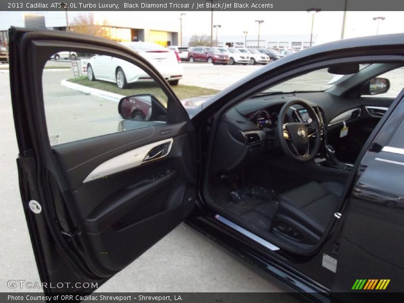 Black Diamond Tricoat / Jet Black/Jet Black Accents 2013 Cadillac ATS 2.0L Turbo Luxury