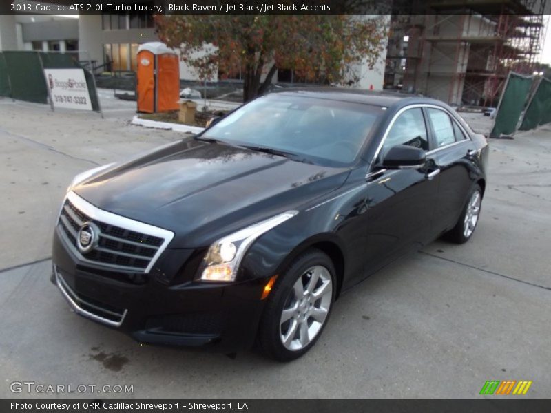 Black Raven / Jet Black/Jet Black Accents 2013 Cadillac ATS 2.0L Turbo Luxury
