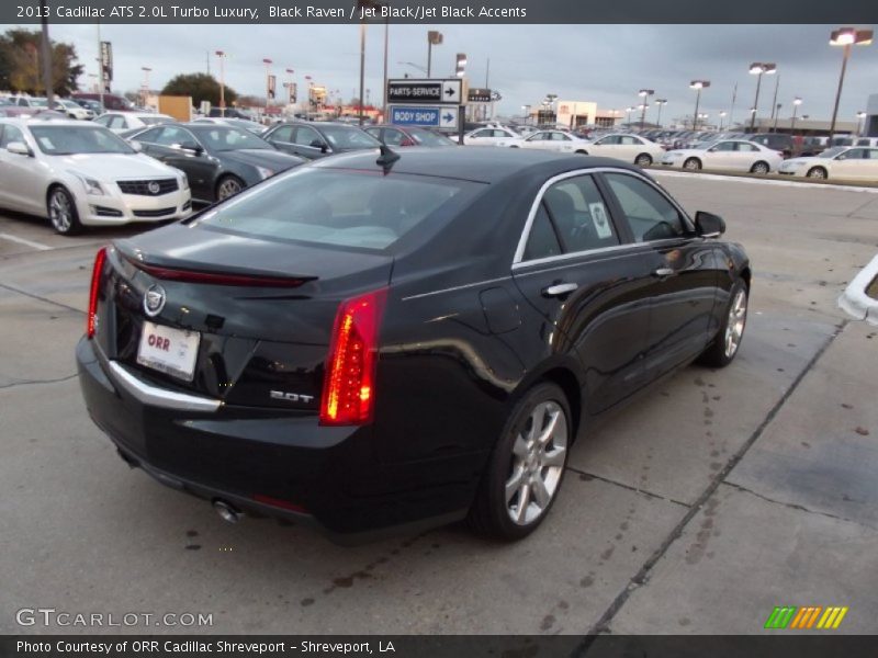 Black Raven / Jet Black/Jet Black Accents 2013 Cadillac ATS 2.0L Turbo Luxury
