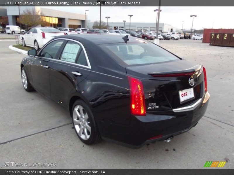 Black Raven / Jet Black/Jet Black Accents 2013 Cadillac ATS 2.0L Turbo Luxury