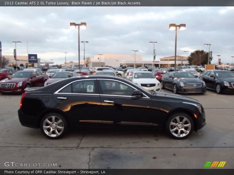 Black Raven / Jet Black/Jet Black Accents 2013 Cadillac ATS 2.0L Turbo Luxury
