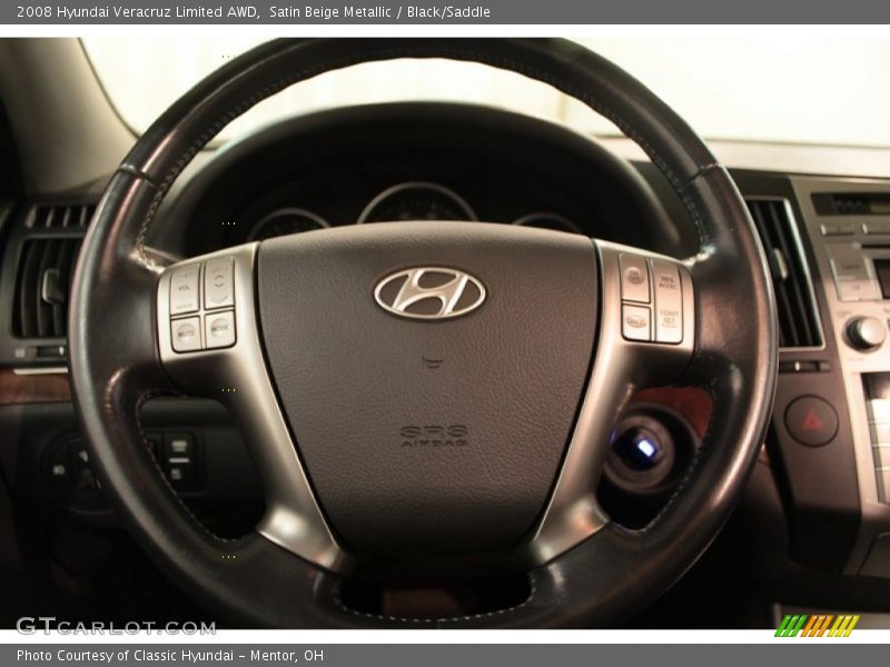  2008 Veracruz Limited AWD Steering Wheel