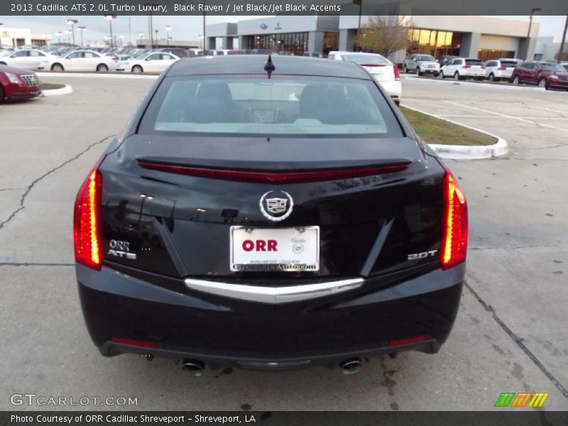 Black Raven / Jet Black/Jet Black Accents 2013 Cadillac ATS 2.0L Turbo Luxury