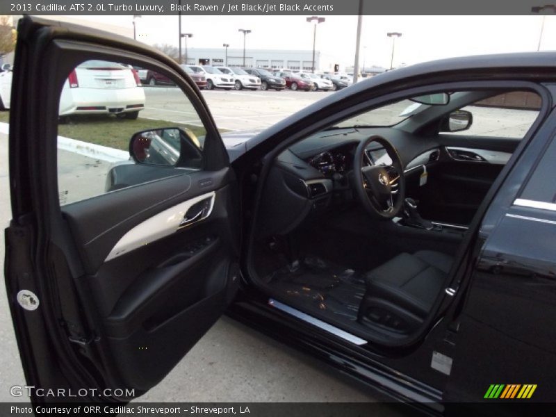 Black Raven / Jet Black/Jet Black Accents 2013 Cadillac ATS 2.0L Turbo Luxury