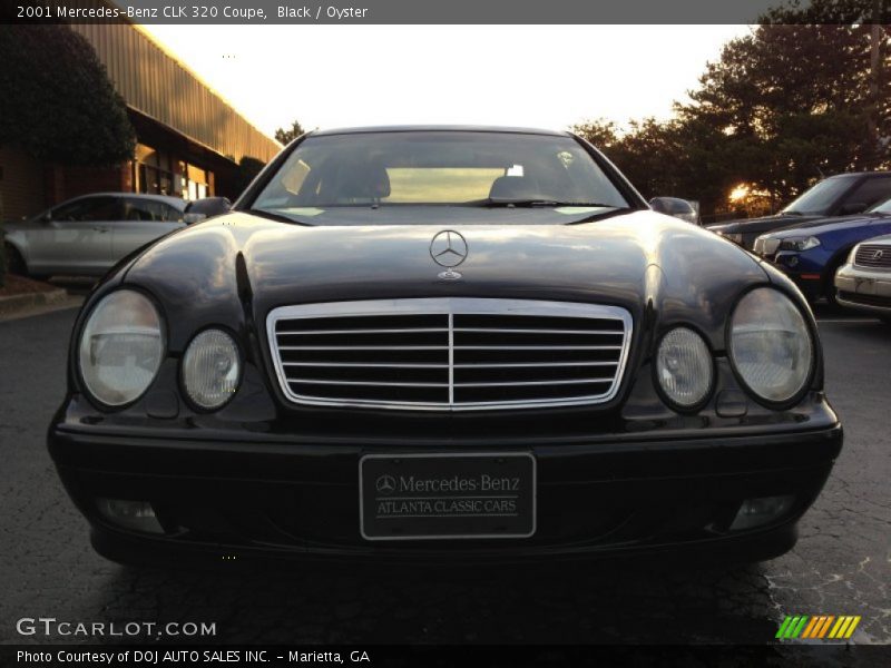 Black / Oyster 2001 Mercedes-Benz CLK 320 Coupe