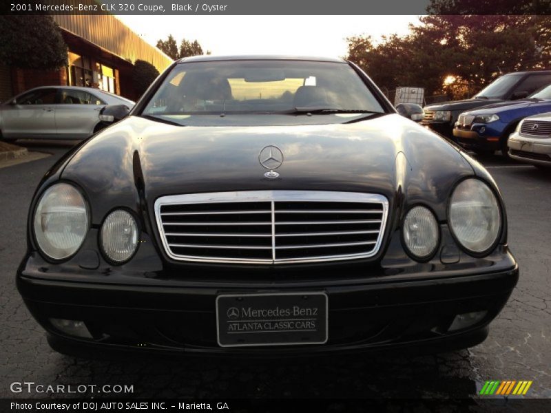 Black / Oyster 2001 Mercedes-Benz CLK 320 Coupe