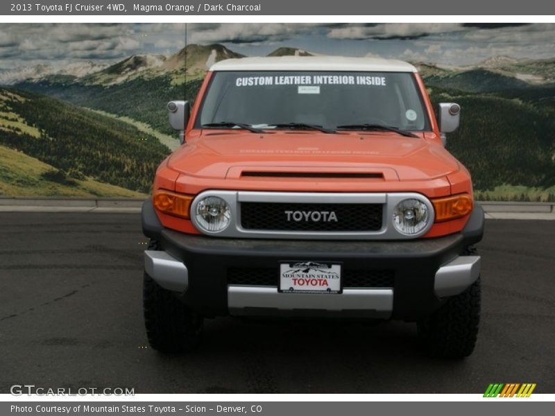 Magma Orange / Dark Charcoal 2013 Toyota FJ Cruiser 4WD