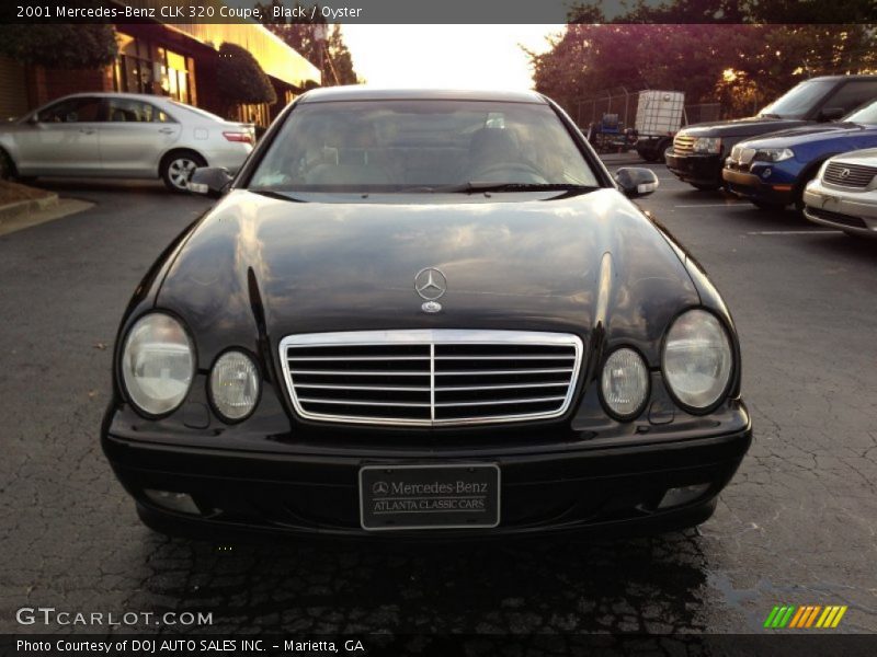 Black / Oyster 2001 Mercedes-Benz CLK 320 Coupe