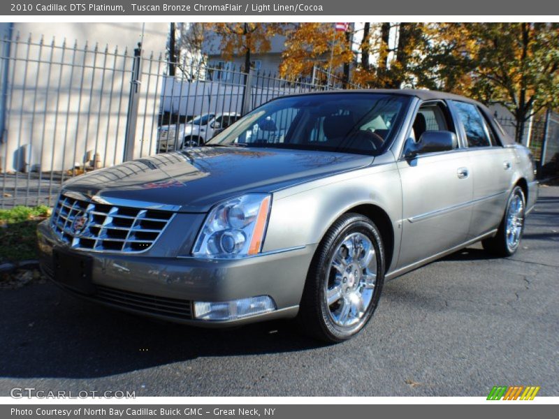 Tuscan Bronze ChromaFlair / Light Linen/Cocoa 2010 Cadillac DTS Platinum